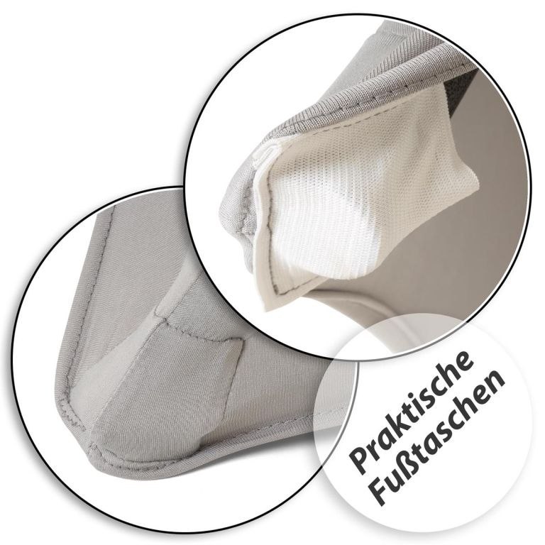 Pokrowiec na wysoki stół, elastyczny, 80 x 80 x 110 cm szary